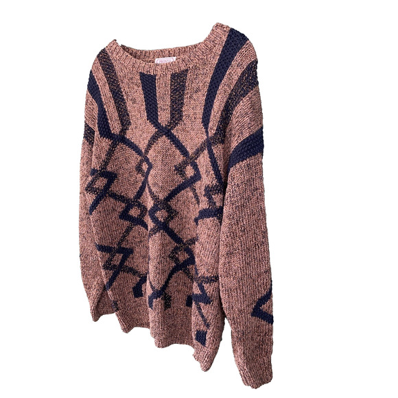 Pronto Moda Sweater Womens Medium Chunky Knit Granny Core Vintage Relaxed Fit - Picture 10 of 11